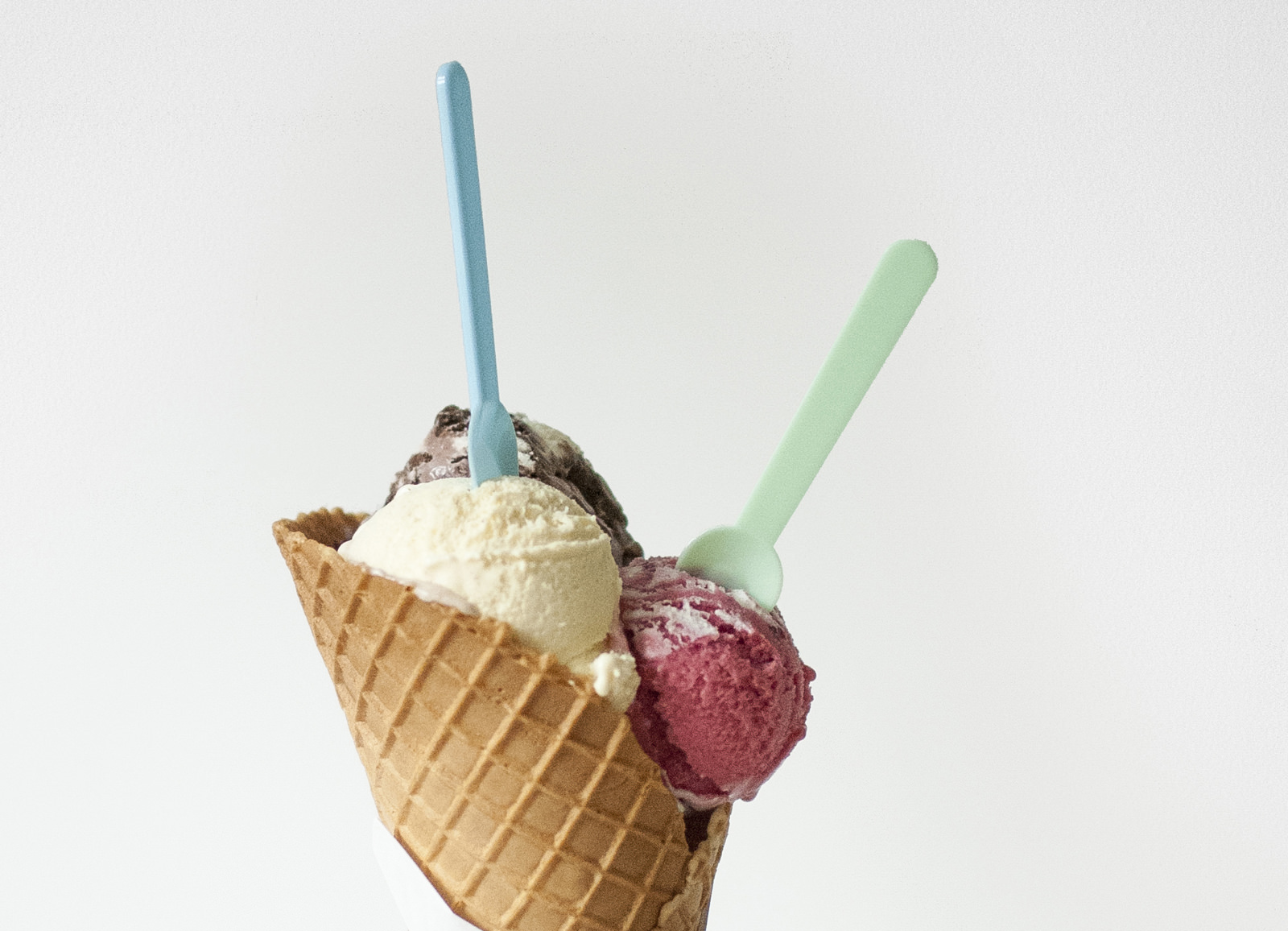 Dieta del Gelato_cono tre gusti